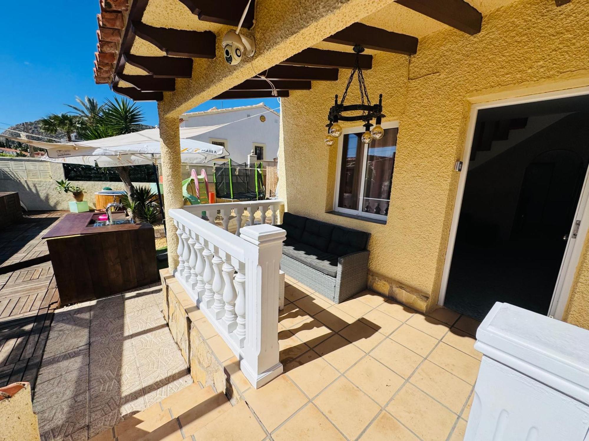 Calpe Chalet Privado Piscina A 5Min De La Playa Y Centro Jacuzzi Barbacoa Wifi Aire Kültér fotó